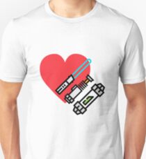 Love lightsaber Unisex T-Shirt
