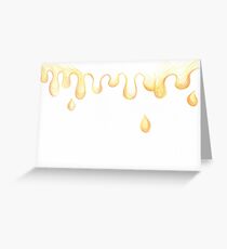 Abstract Honey Bear Greeting Card