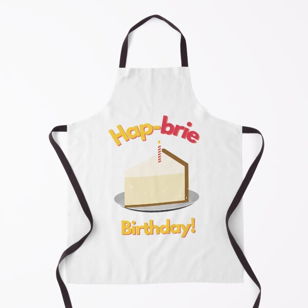 Item preview, Hapbrie Birthday! Funny Cheese Pun designed and sold by mschubbybunny.