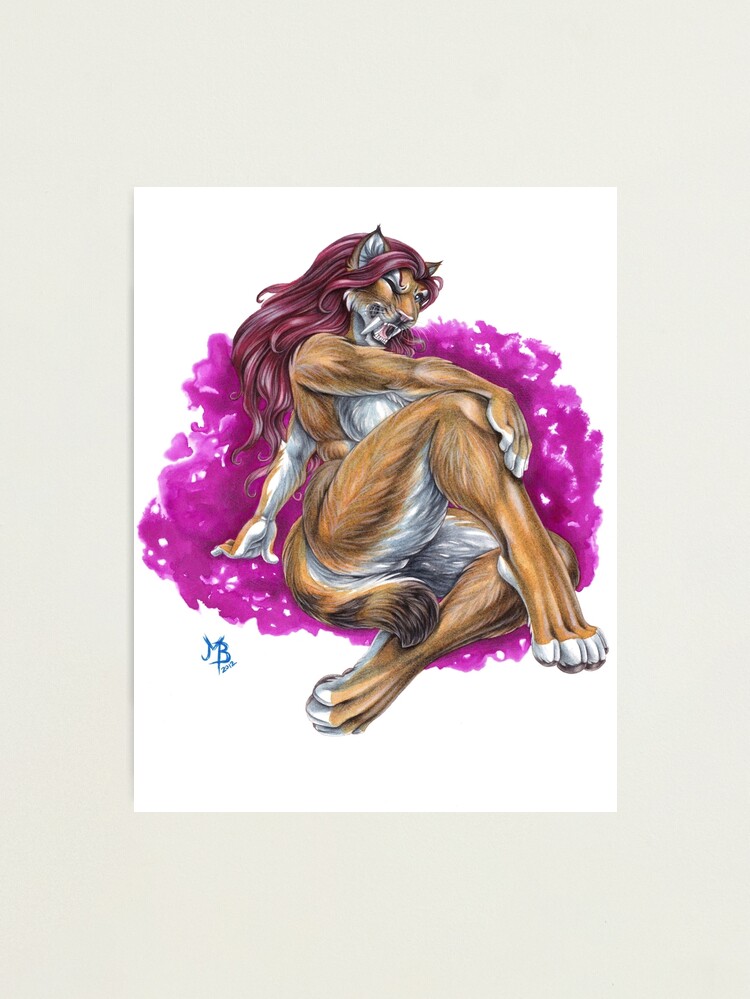 Alternate view of Saber-Toothed Beauty Photographic Print