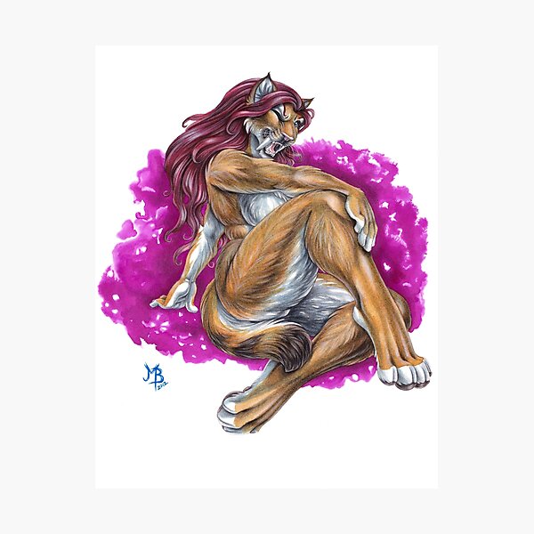 Saber-Toothed Beauty Photographic Print