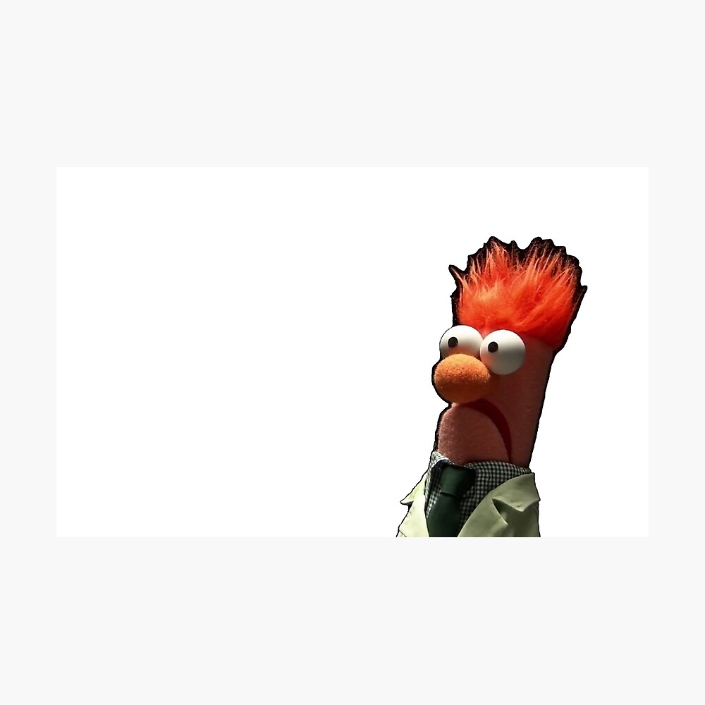 Meep Muppet Beaker | Art Board Print