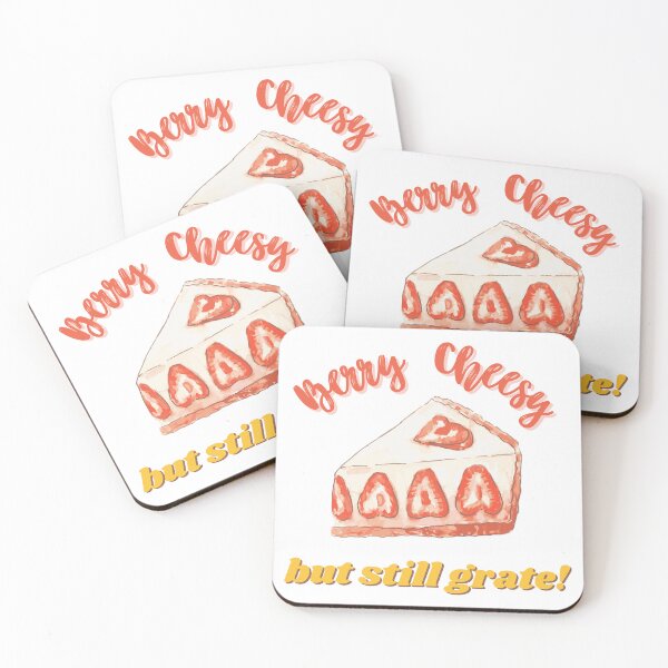 Item preview, Berry Cheesy But Still Grate! Funny Cheese Pun designed and sold by mschubbybunny.