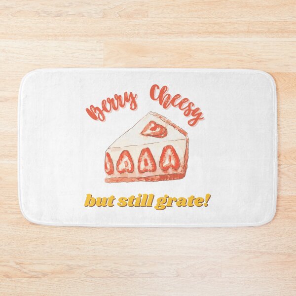 Item preview, Berry Cheesy But Still Grate! Funny Cheese Pun designed and sold by mschubbybunny.