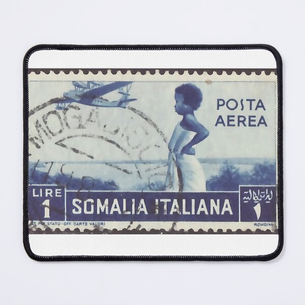 Item preview, A stamp from Italian Somalia, 1936. designed and sold by VintageSomalia.