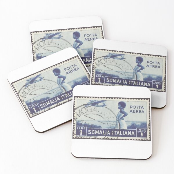 Item preview, A stamp from Italian Somalia, 1936. designed and sold by VintageSomalia.