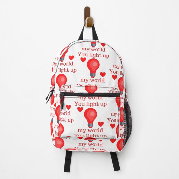 Item preview, You Light Up My World. Cute Valentine's Day Pun. designed and sold by That Cheeky Tee.