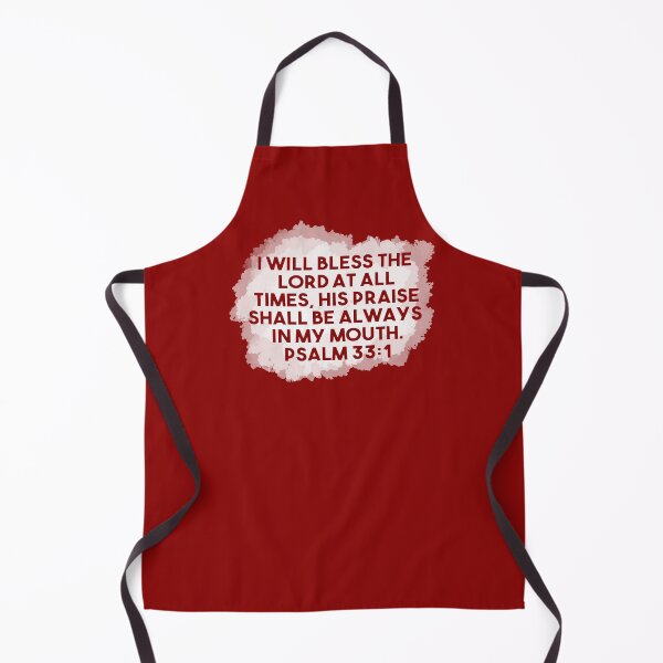 Item preview, "I will bless the Lord at all times" Psalm 33 (Biblical quotes) designed and sold by TheCatholicLady.