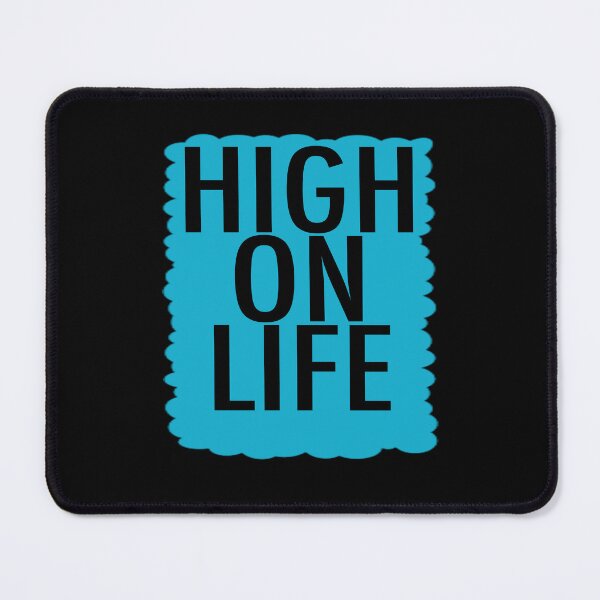 Item preview, "HIGH ON LIFE" Funny Graphic Gift designed and sold by MascotCulture.
