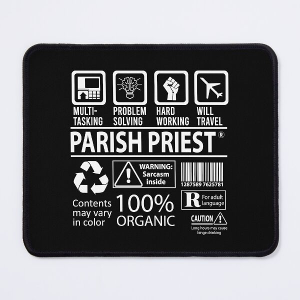 Item preview, Parish Priest T Shirt - MultiTasking Certified Job Gift Item Tee designed and sold by sabinacsnm.