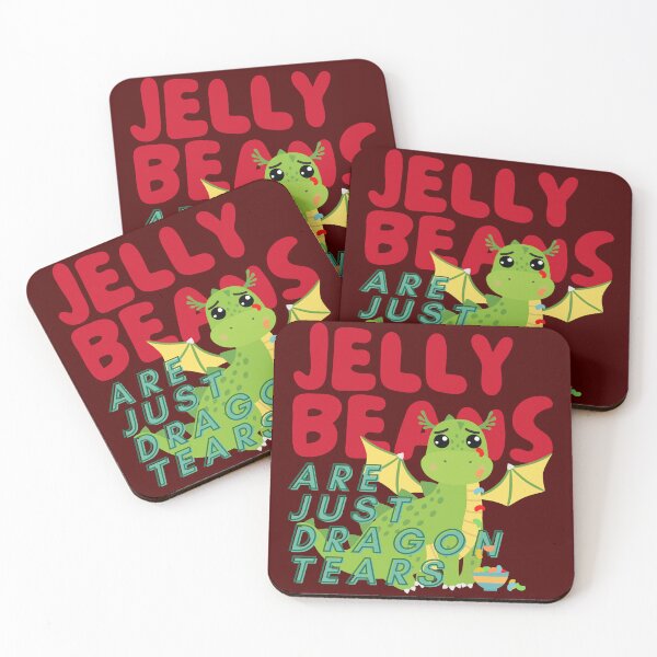 Item preview, Jelly Beans are just Dragon Tears - Cute Green Anime Dragon designed and sold by LudicrousFeed.