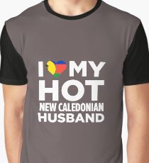 Camiseta gráfica Amo a mi nuevo marido de Caledonia