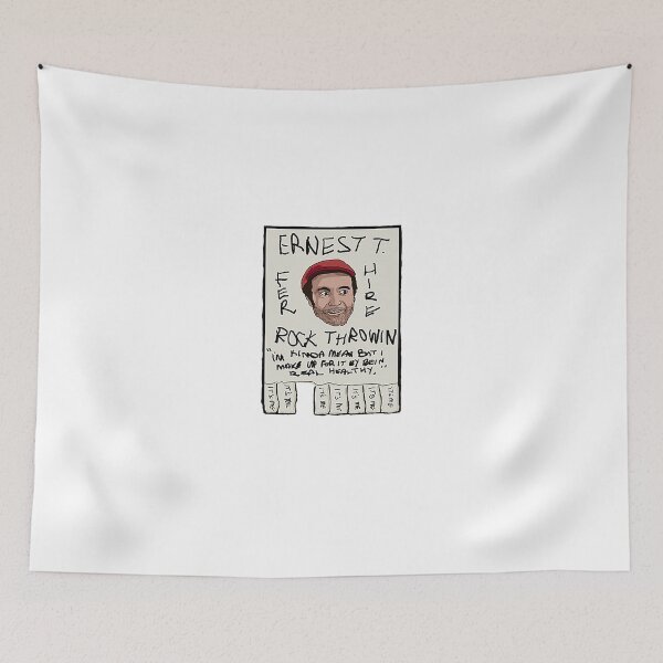 Item preview, Ernest T.  Bass Fer Hire Maglietta Sticker designed and sold by Bailey-18.