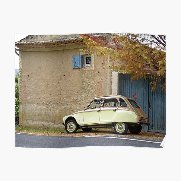 Citroën and Building Poster