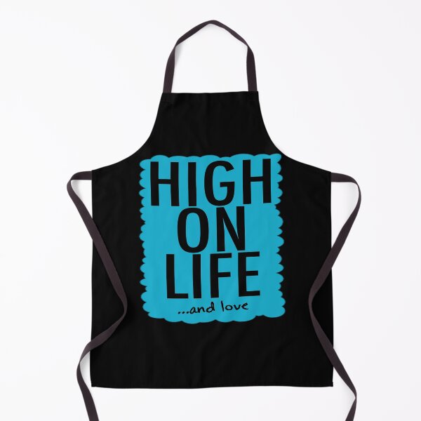 Item preview, "HIGH ON LIFE & LOVE" Funny Graphic Gift designed and sold by MascotCulture.