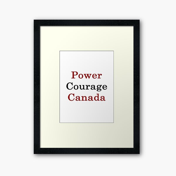 Aperçu de l'œuvre Courage de puissance Canada créée et vendue par supernova23.