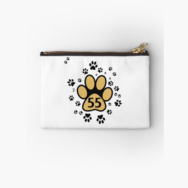Item preview, Animal paws pattern with number 55 designed and sold by MadandMean.