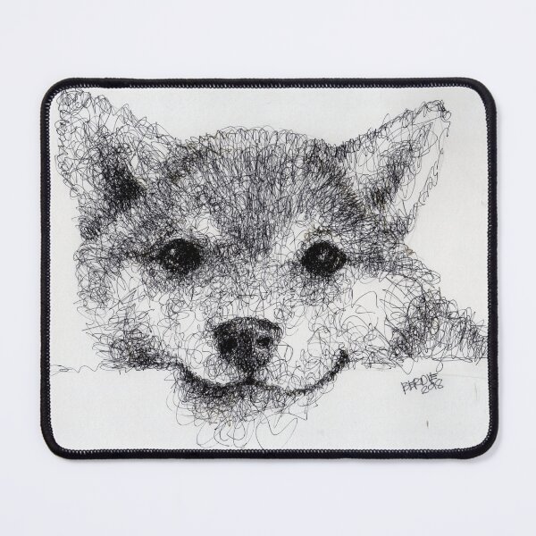 Item preview, scribbling - Cute Shiba inu designed and sold by berdieee.