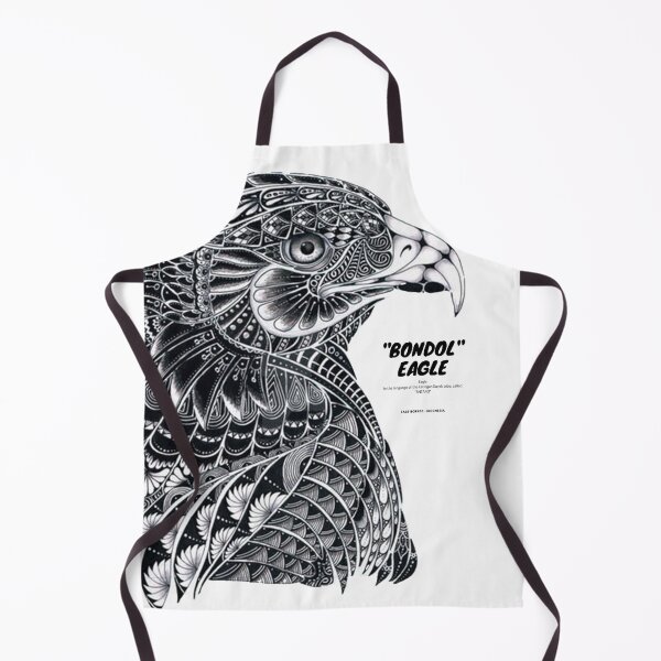 Item preview, Borneo Dayak Culture - Bondol Eagle sketch Black and White designed and sold by Akbarudi.