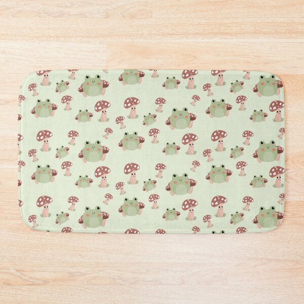 Item preview, Cute Frog with Mushrooms designed and sold by Lavender-Cloud.