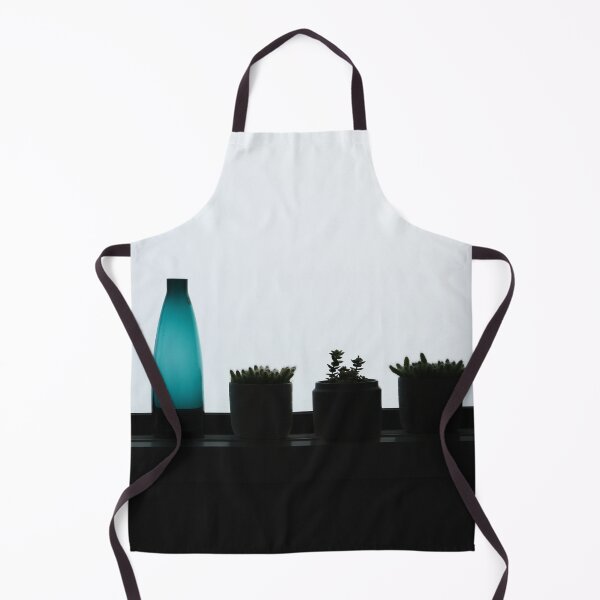 Item preview, Silhouettes, Pacific Blue Bottle And 3 Plants In A Row designed and sold by Setch.