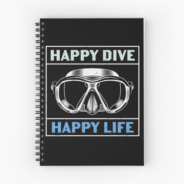 Item preview, Happy Dive Happy Life | Live to Dive designed and sold by ArtbyJamasin.