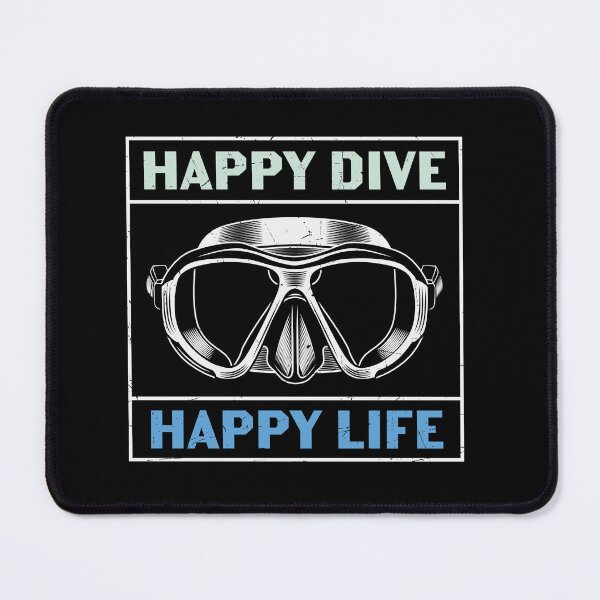 Item preview, Happy Dive Happy Life | Live to Dive designed and sold by ArtbyJamasin.