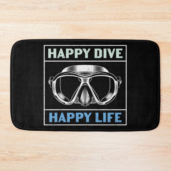 Item preview, Happy Dive Happy Life | Live to Dive designed and sold by ArtbyJamasin.