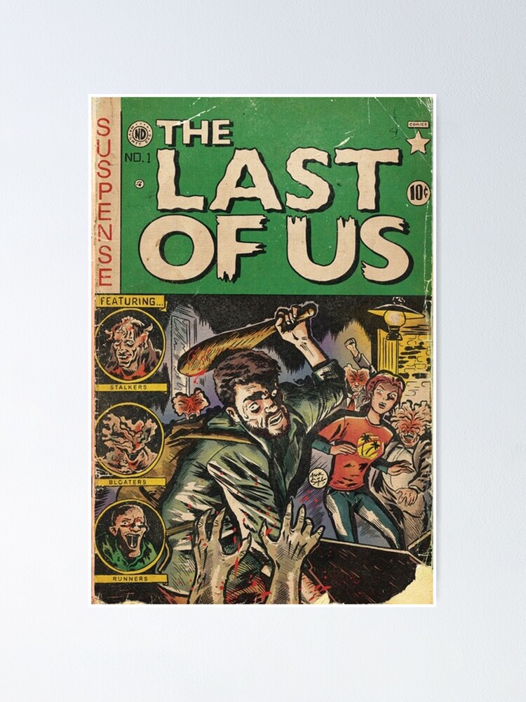 "TLOU Comic Cover Posters" Poster for Sale by vincentaterrell | Redbubble