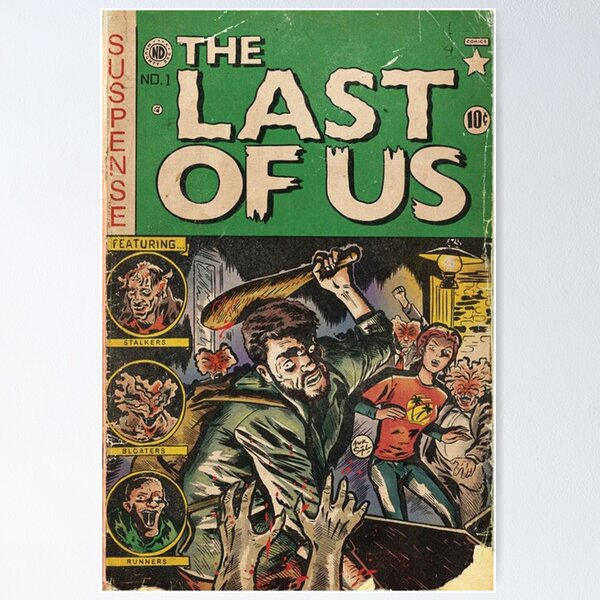 Item preview, TLOU Comic Cover Posters designed and sold by vincentaterrell.