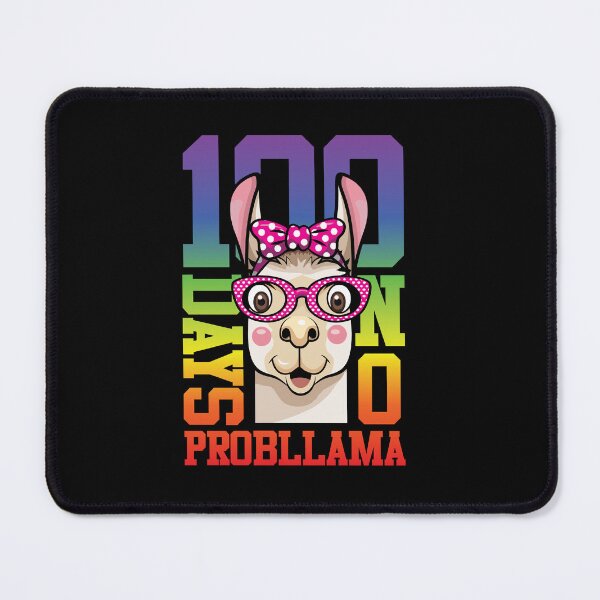 Item preview, 100 Days Of School No Probllama Funny LLama designed and sold by GravitiTees.