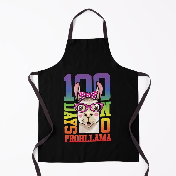 Item preview, 100 Days Of School No Probllama Funny LLama designed and sold by GravitiTees.