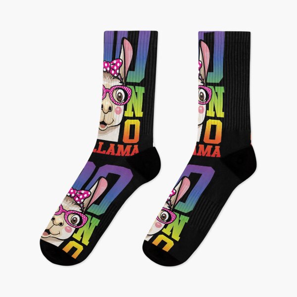 Item preview, 100 Days Of School No Probllama Funny LLama designed and sold by GravitiTees.