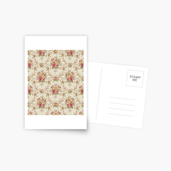 European coquettish pattern Postcard