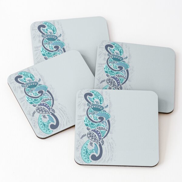 Item preview,  Hawaiian Blue Honu's Ocean Waves Shirt Band designed and sold by sunnthreads.