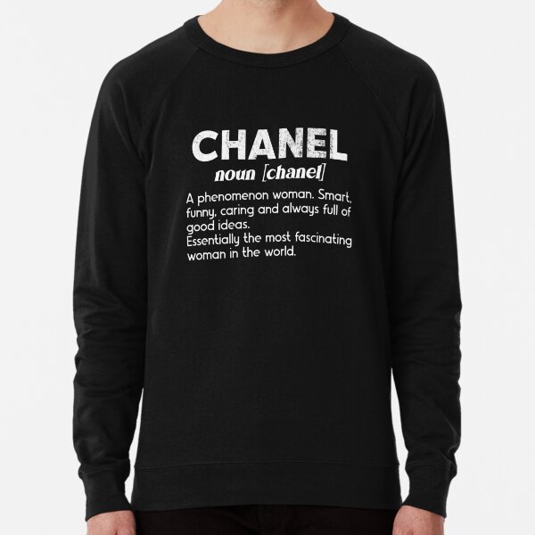 Leichter Pullover for Sale mit Chanel-Name von IMQFourteenth