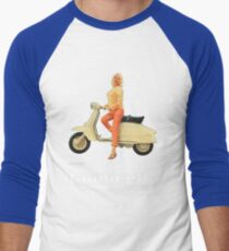 Vintage Lambretta Ad Men's Baseball ¾ T-Shirt