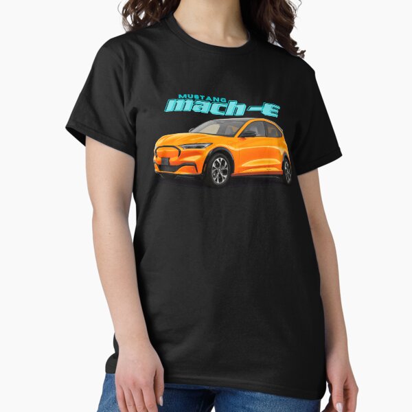 Aperçu de l'œuvre Mustang Mach-E - Orange Cyber créée et vendue par love-at1st-gear.
