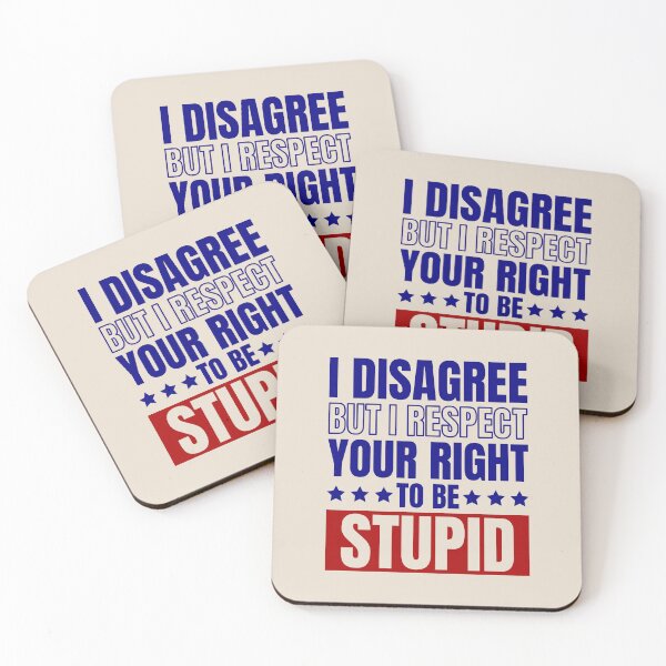 Item preview, I Disagree But I Respect | Funny Sarcastic Quote designed and sold by Dev-Ang.