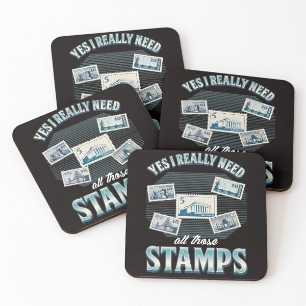 Item preview, Stamps Collecting Hobby Postal Stamp Collector Philatelist designed and sold by TomGiantDesigns.