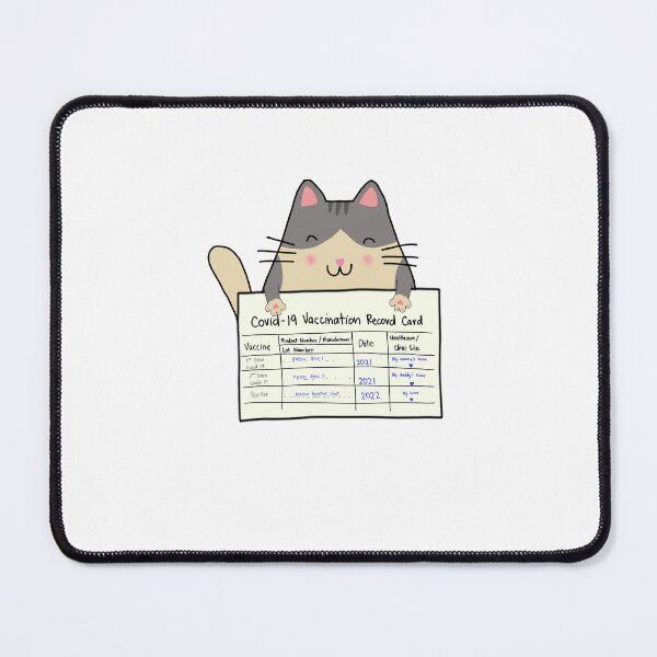 Item preview, Vaccinated kitty with booster shot, 2022! designed and sold by kiminokiwi.