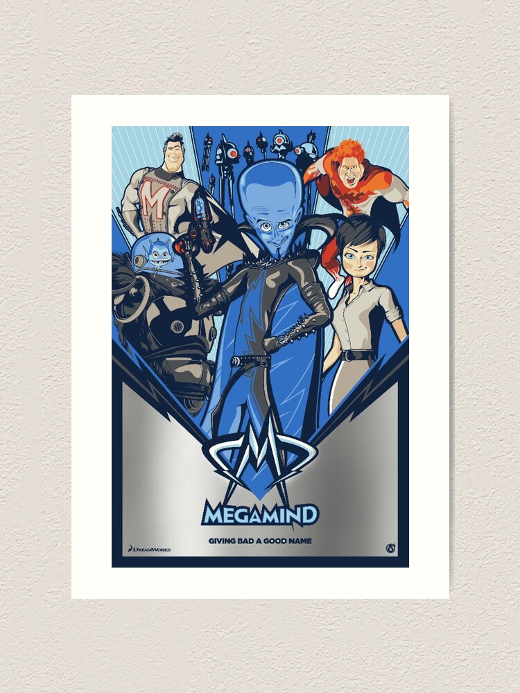 Megamind - Silver Foil Variant - Default Title | Art Print