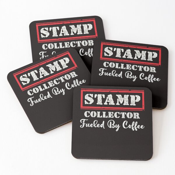 Item preview, Stamp Collector Fueled By Coffee Philatelist Philately designed and sold by TomGiantDesigns.