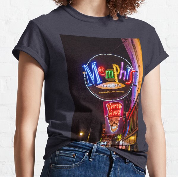 Beale St, Memphis, Tennessee, USA. Classic T-Shirt