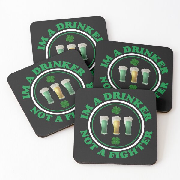 Item preview, I'm A Drinker Not A Fighter-funny St. Patrick's Day gift designed and sold by BRtisticDesigns.
