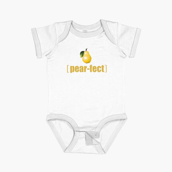Item preview, Practically Perfect Realistic Photographic Pear Graphic Tee Shirt Fruit and Vegetable Puns designed and sold by DesIndie.