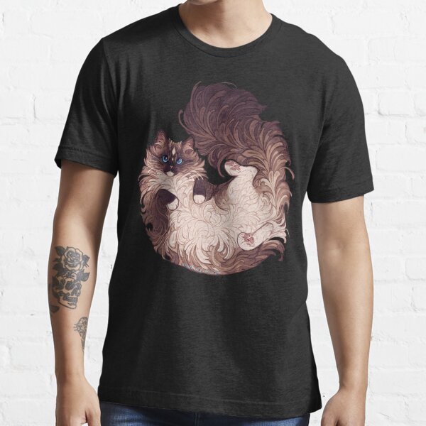 "Ragdoll cat Sticker" Tshirt for Sale by AngelinaDoring Redbubble
