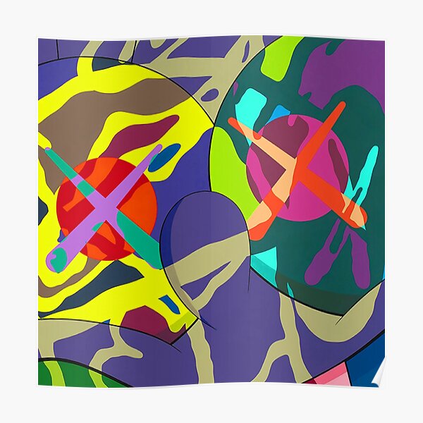 Walls Decor Prints - Creative Unique Canvas Art - KAWS Louis Vuitton