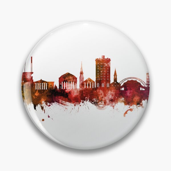 Item preview, Charlottesville Virginia Skyline designed and sold by ArtPrints.