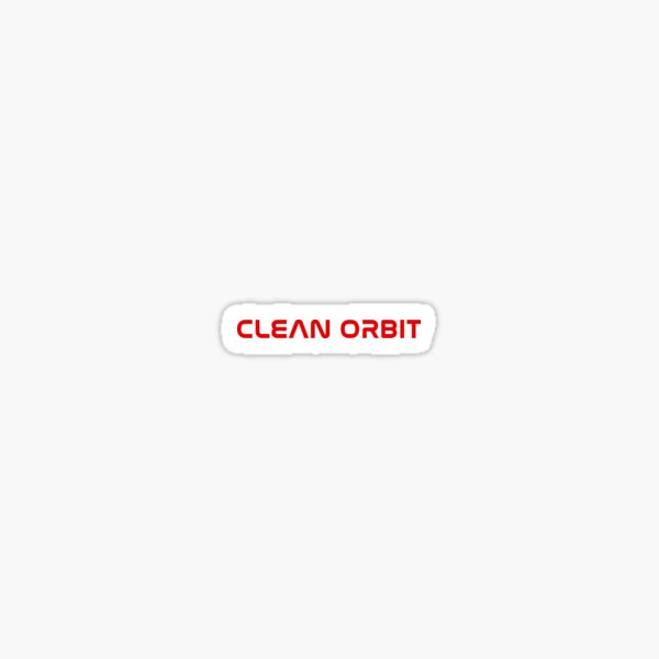 Clean Orbit NASA Worm Sticker